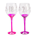 Birthday Clear Wine Glass