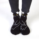 Füße sprechen Socken