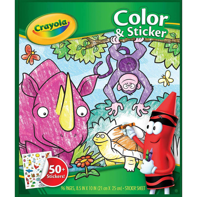 Crayola Farb- und Stickerbuch