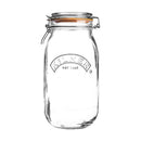  Kilner Clip Top Rundes Glas (klar)