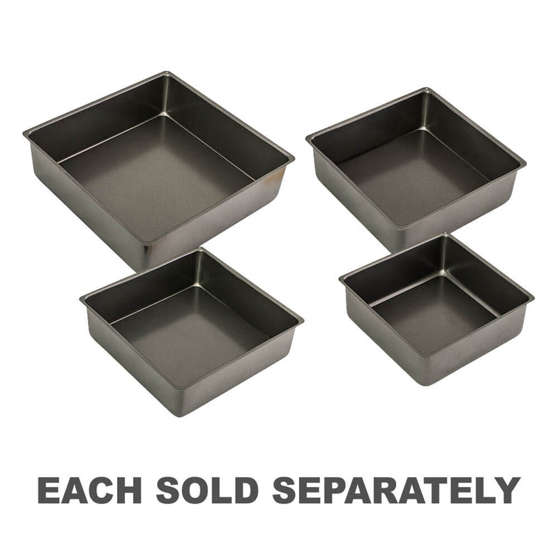 Bakemaster Loose Base Square Deep Cake Pan