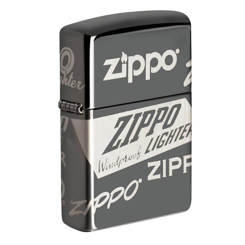  Zippo Black Ice Design Feuerzeug