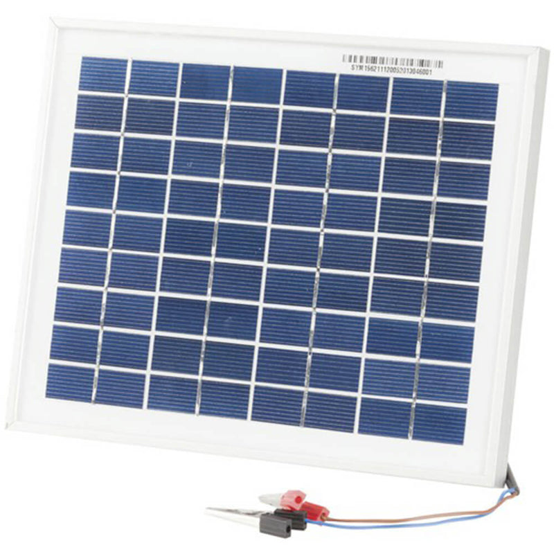 Panneau Solaire Monocristallin 12V avec Clips/Plomb