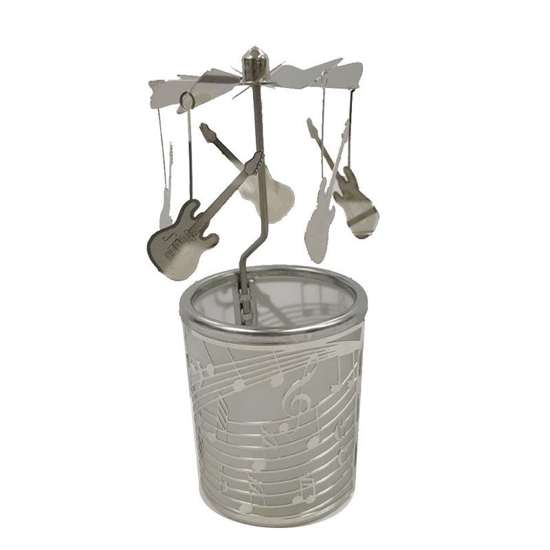  Kerzenkarussellartiger Halter mit rotierenden Klingen