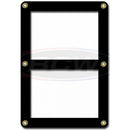 BCW Screwdown Holder Double Card (Black Border)