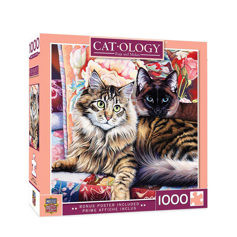 Chefs-d'œuvre Puzzle Cat-ology (1000 pcs)