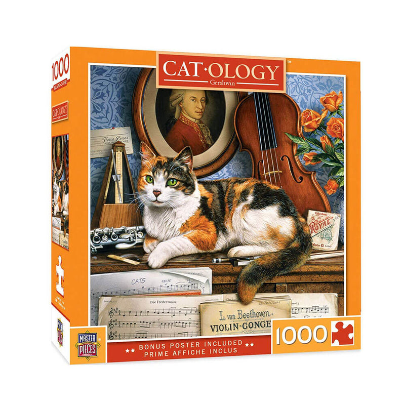 Chefs-d'œuvre Puzzle Cat-ology (1000 pcs)