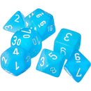 D7 Die Set Dice Frosted Poly (7 dés)