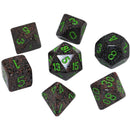 D7 Die Set Würfel gesprenkelt Poly (7 Würfel)