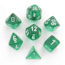 D7 Die Set Dice Translucent Poly (7 Würfel)