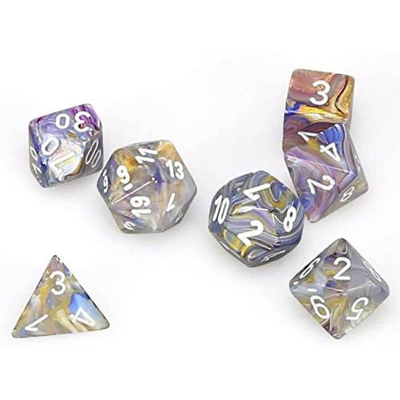 D7 Die Set Dice Polyédrique Festif (7 Dés)