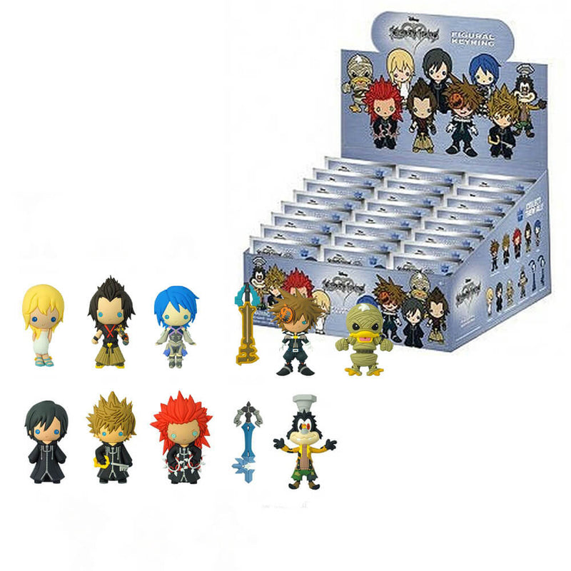 Porte-clés 3D Blind Bag Kingdom Hearts (24 Pk)