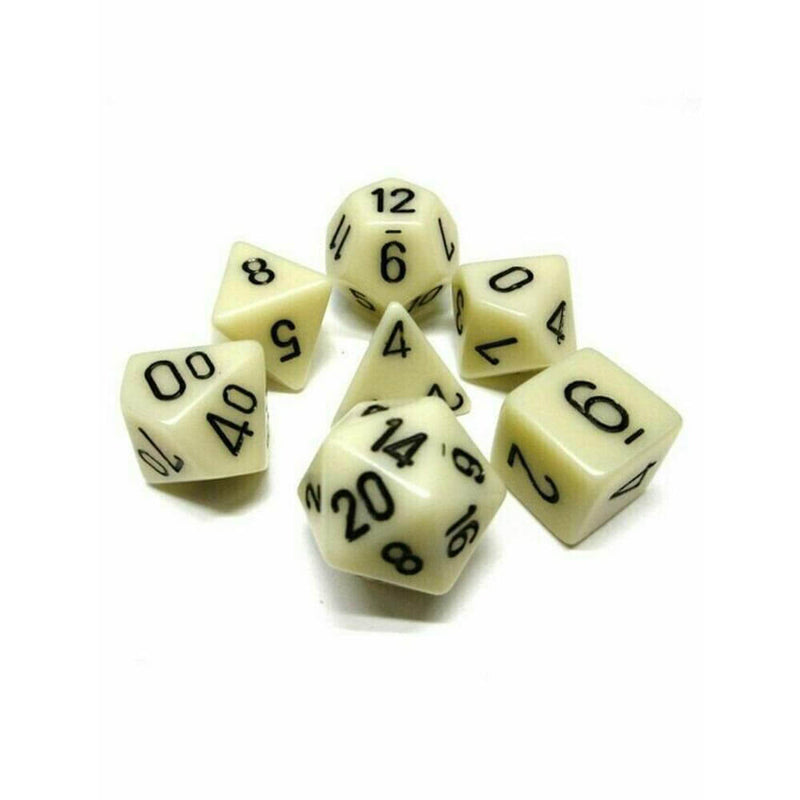 D7 Die Set Dice Opaque Polyh (7 Würfel)