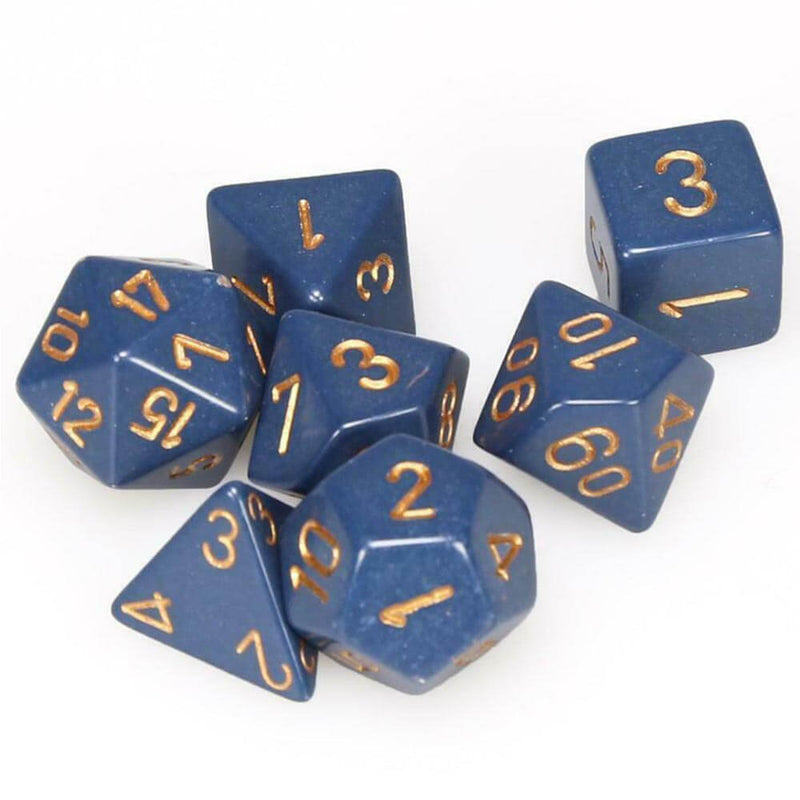 D7 Die Set Dice Opaque Polyh (7 Würfel)