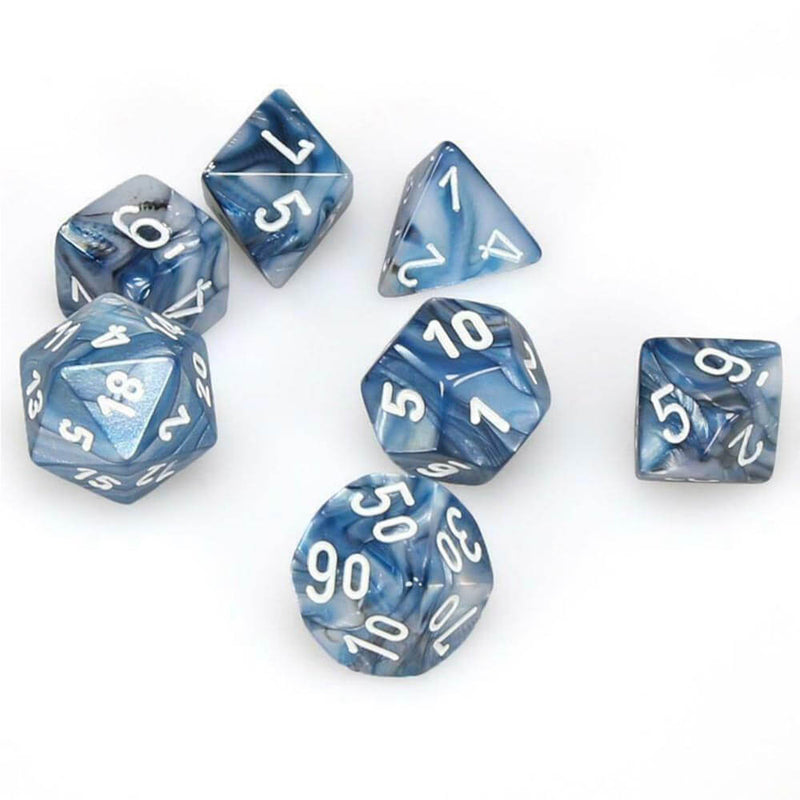 D7 Die Set Dice Glossy Poly (7 Würfel)