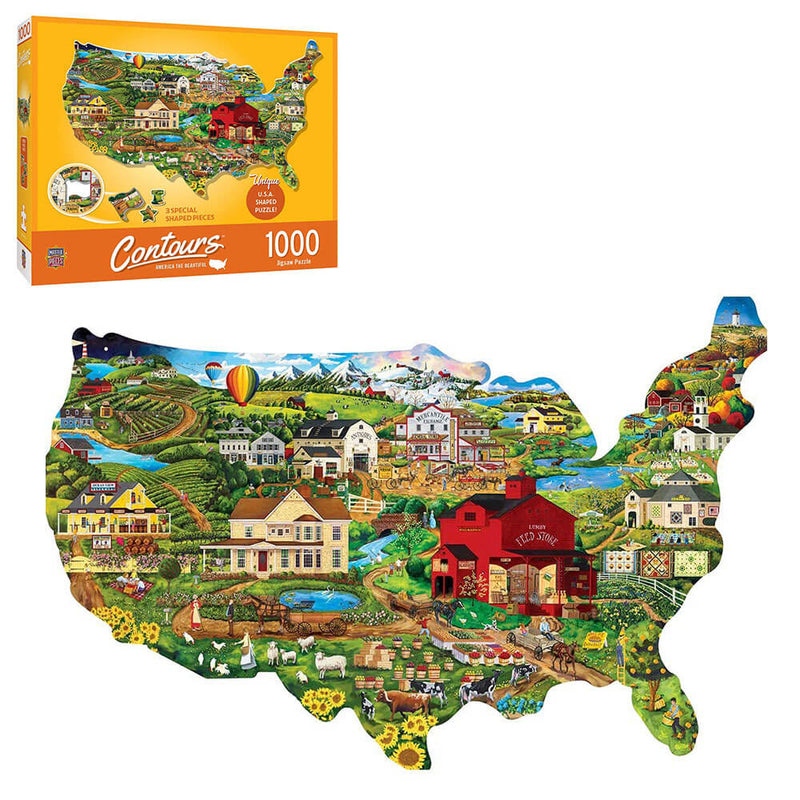 MP Contours Formpuzzle (1000 Teile)