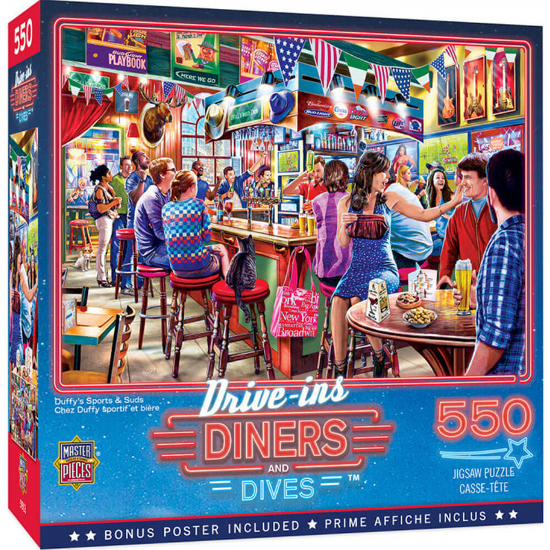 Drive-Ins Diners &amp; Dives 550-Teile-Puzzle