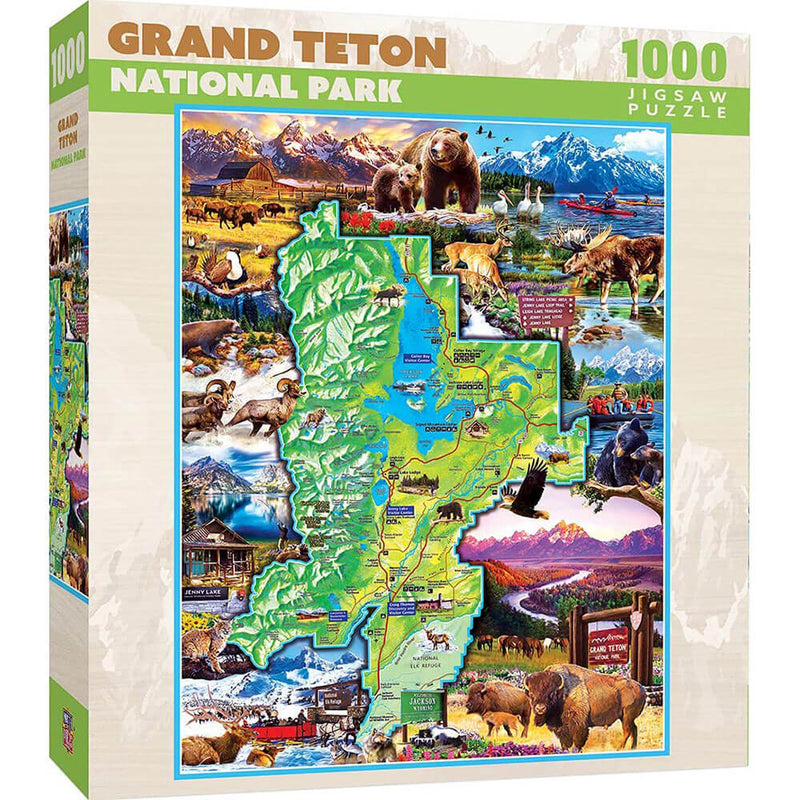MasterPieces Nationalpark-Puzzle mit 1000 Teilen
