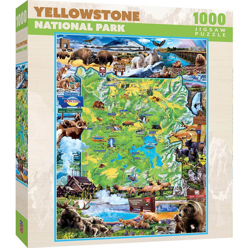 MasterPieces Nationalpark-Puzzle mit 1000 Teilen