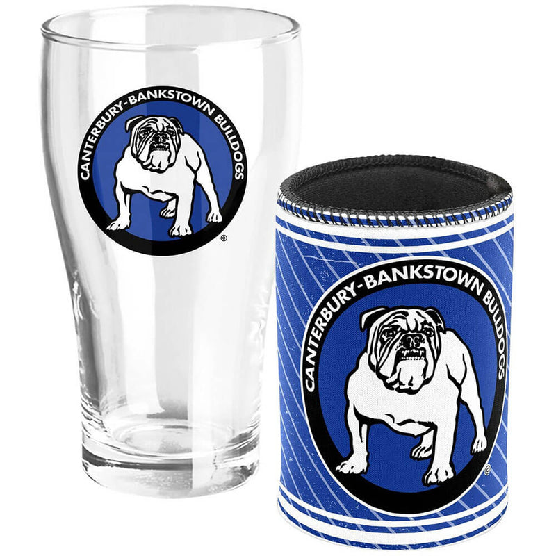 NRL Heritage Pint Glass &amp; Can Cooler Pack