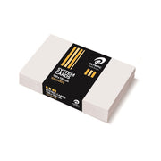 Cartes du système olympique blanc uni (100pk)