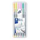 Staedtler Triplus Fineliner Pen Pastel Colours (6pk)