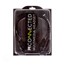 MConnected Multimedia with Mic Single Plug Headset (Black)