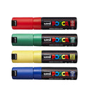Uni Posca 8 mm Spitzenmarker sortiert (4er-Pack)