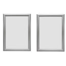 Deflecto Manhattan Snap Frame (Silver)