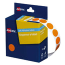 Avery Self-Adhesive Dot Labels 14mm (1050pcs)