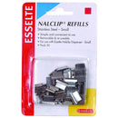 Recharges Esselte Nalclip en acier inoxydable