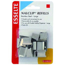 Recharges Esselte Nalclip en acier inoxydable