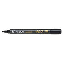 Pilot 4.0mm Chisel Tip Permanent Broad Marker 12pcs (Black)
